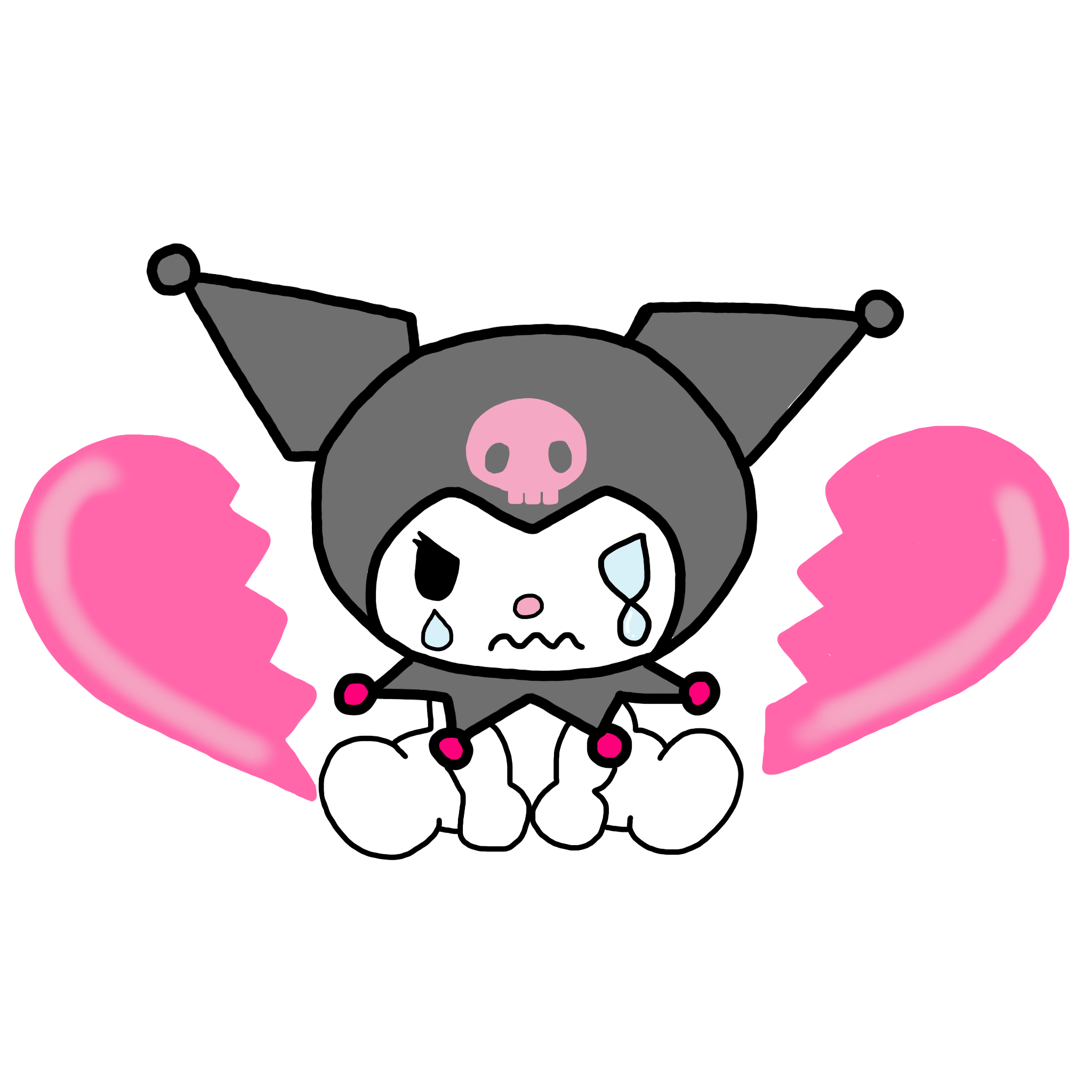 Kuromi #11 PHOTO STICKER/TRANSPARENT OVERLAY by mcjjang on DeviantArt