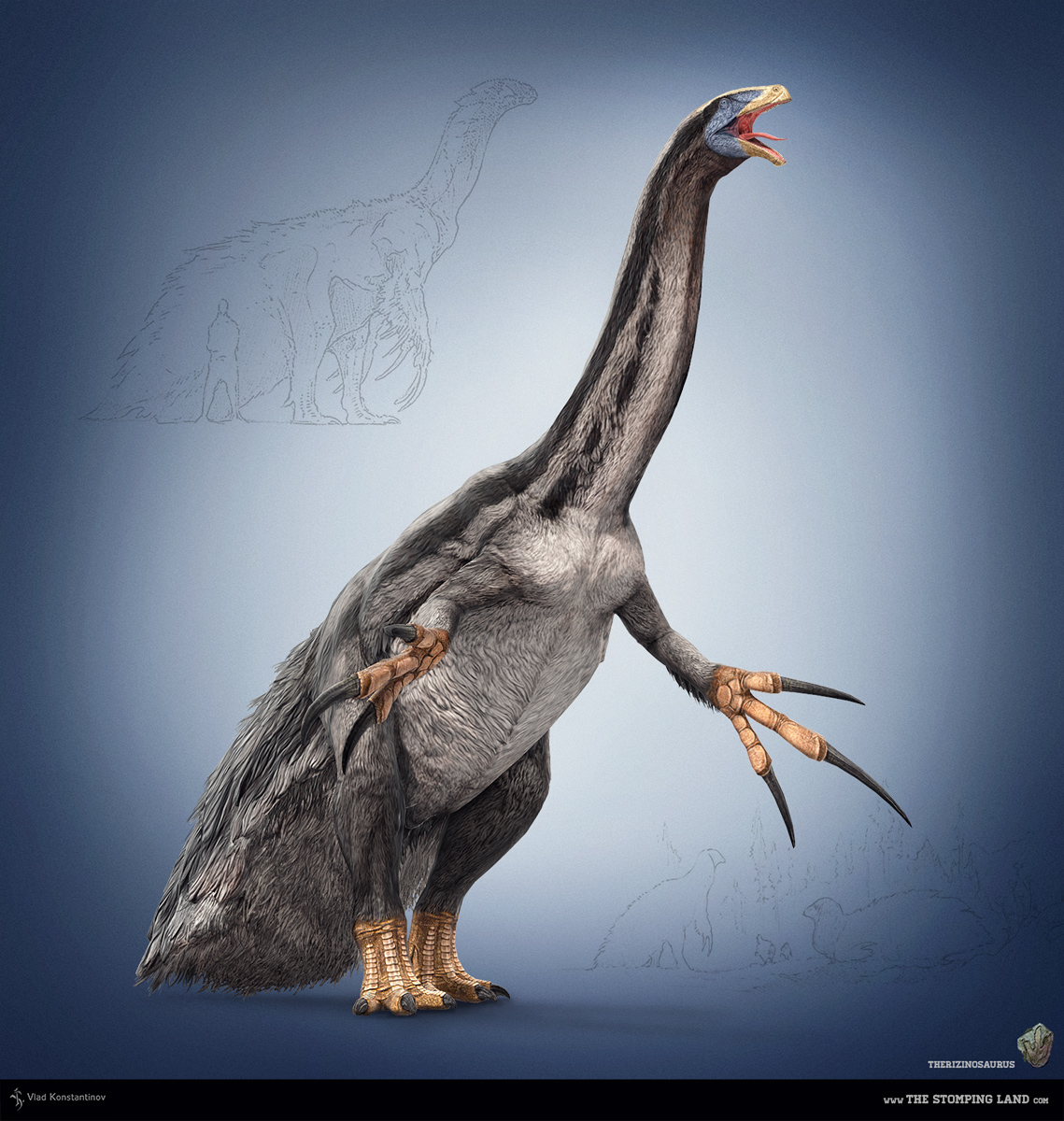 Therizinosaurus. The Stomping Land. 01