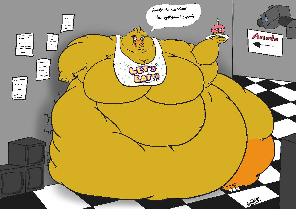 Five Nights At Fatties : Chica by GuardDragon1 on DeviantArt