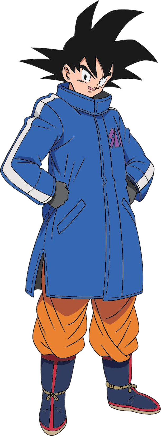 DBS Broly Goku blue coat Render by Godzilla2000JR on DeviantArt
