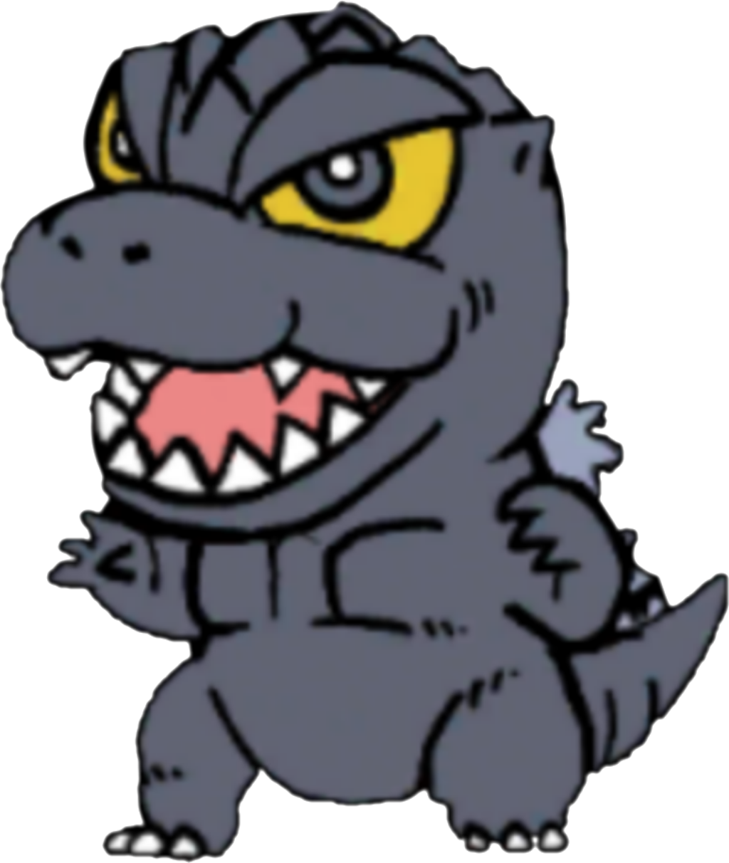 Chibi Godzilla Sticker Chibi Godzilla render by Godzilla2000JR on DeviantArt