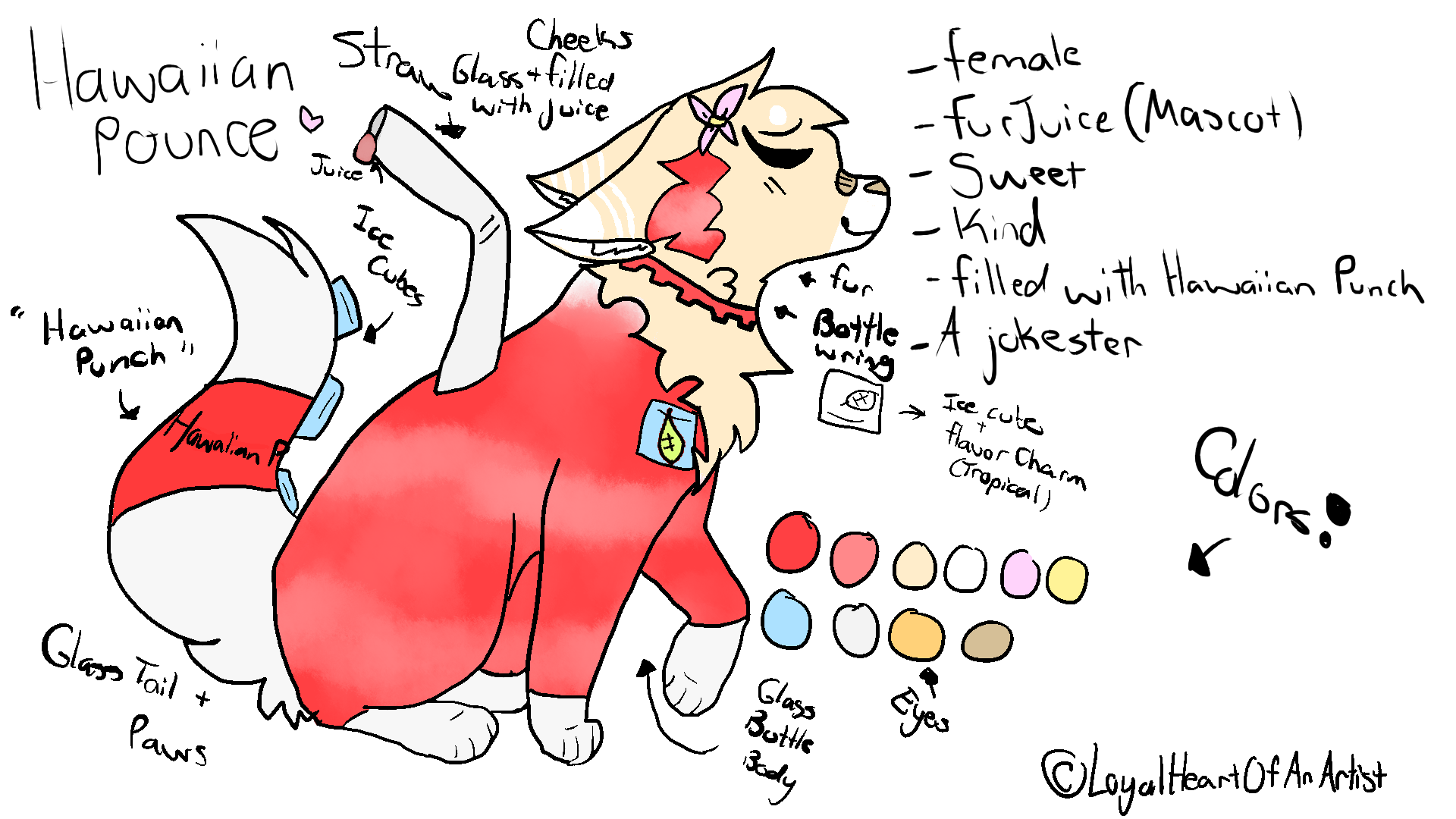 Hawaiian Pounce Reference Sheet by Colossal-Fuckup on DeviantArt