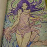 A dash into water COLORING
