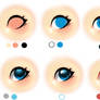 Eye coloring tutorial