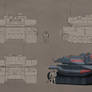 Drawing of the Jaguar tank