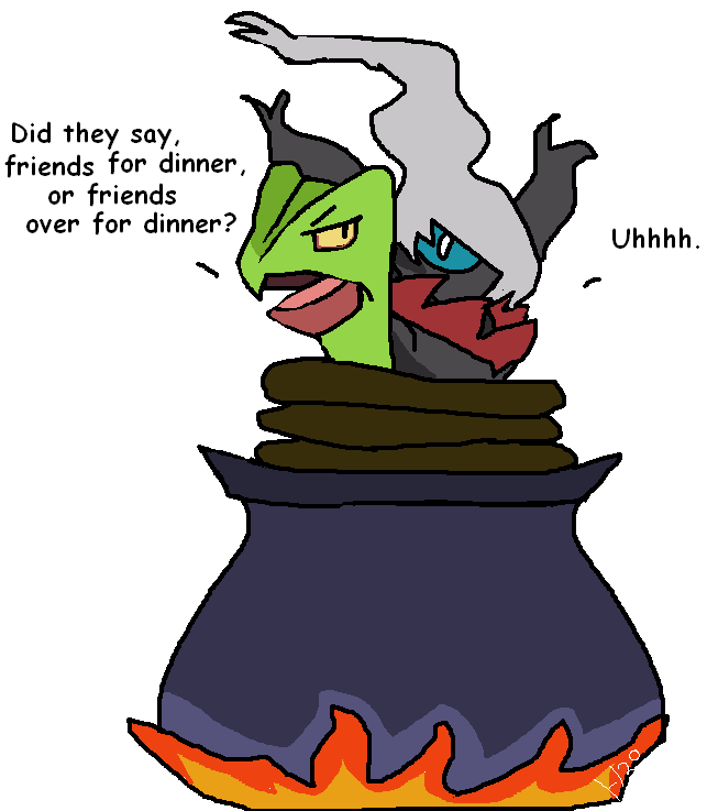 Darkrai and Sceptile