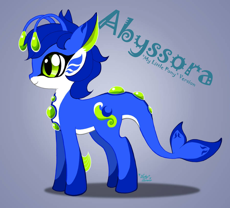 Abyssora - My Little Pony Version by LuckyLucario on DeviantArt