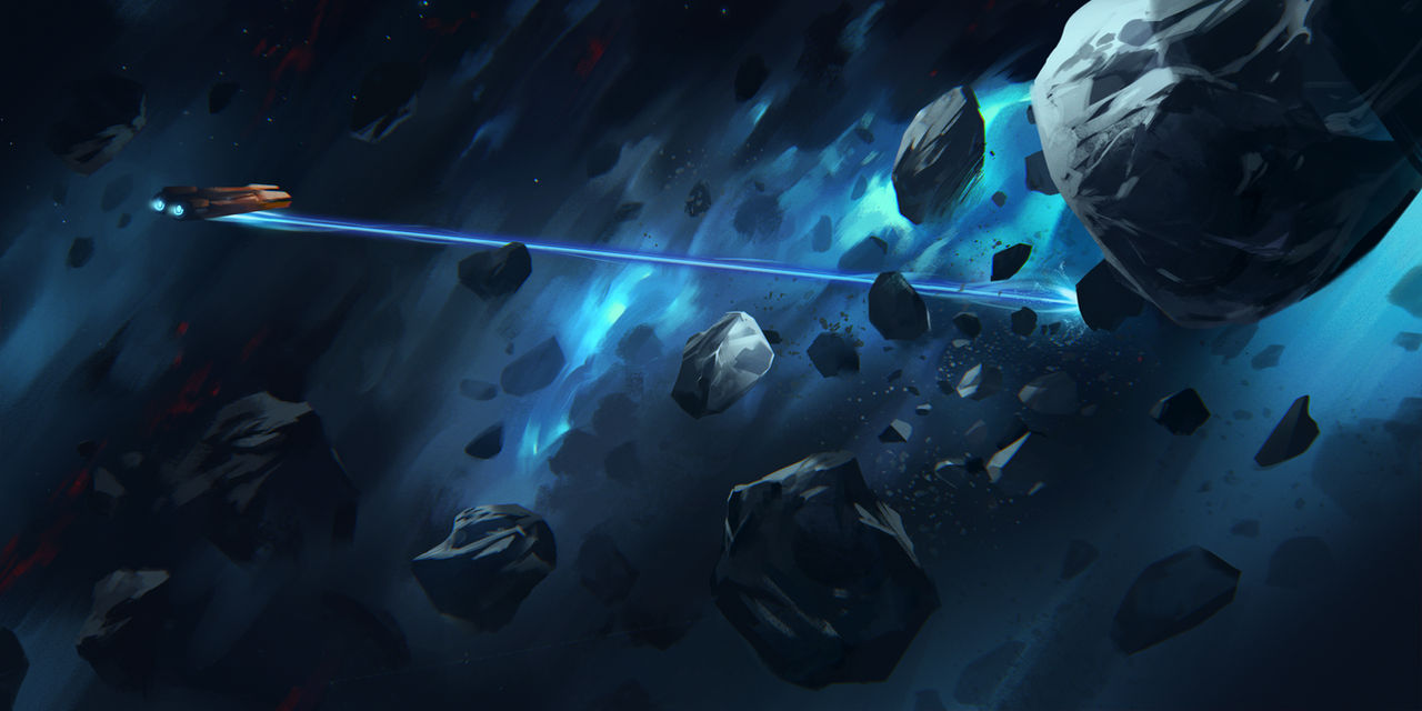 deep space mining by RaV89 on DeviantArt