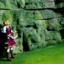 Zelda in Skyloft's Waterfall Cave