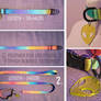 FOR SALE : Rainbow/alien/collar/leash (closed)