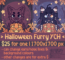 YCH : furry / halloween / chibi (open - $25)