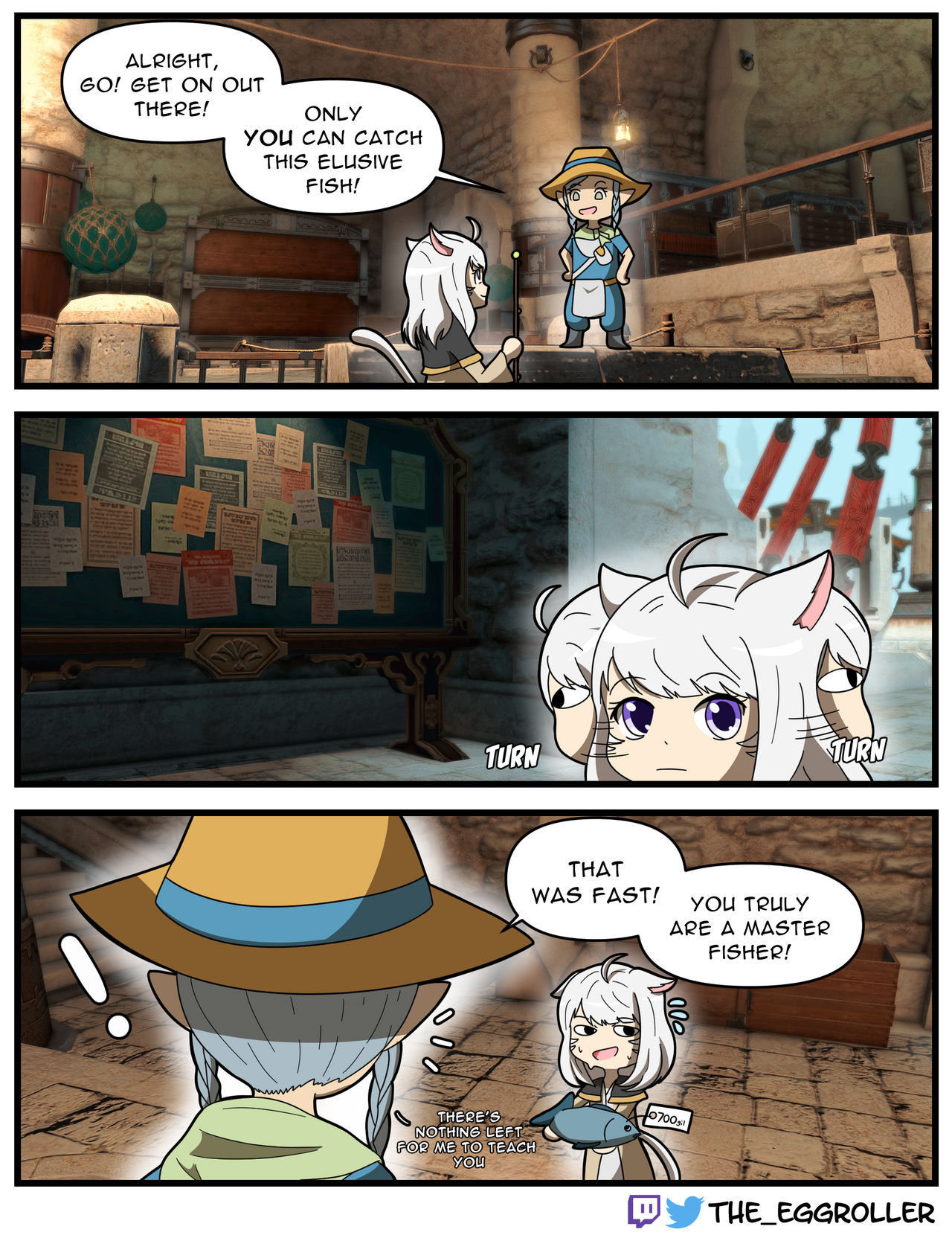 FFXIV Comic Market Board Gathering by TheEggroller on DeviantArt