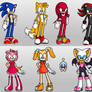 sonic charaters from gen8