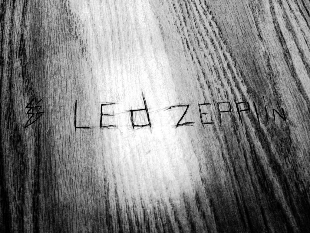 Led Zepplin Graffiti BW by BantaInc on DeviantArt