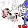 Amy Rose Tickled wip