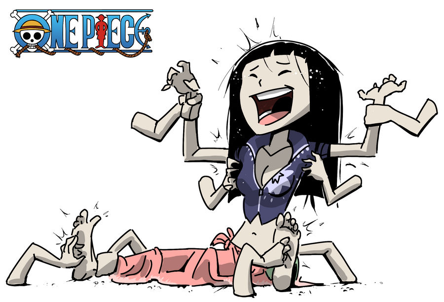 Nico Robin Self Tickling