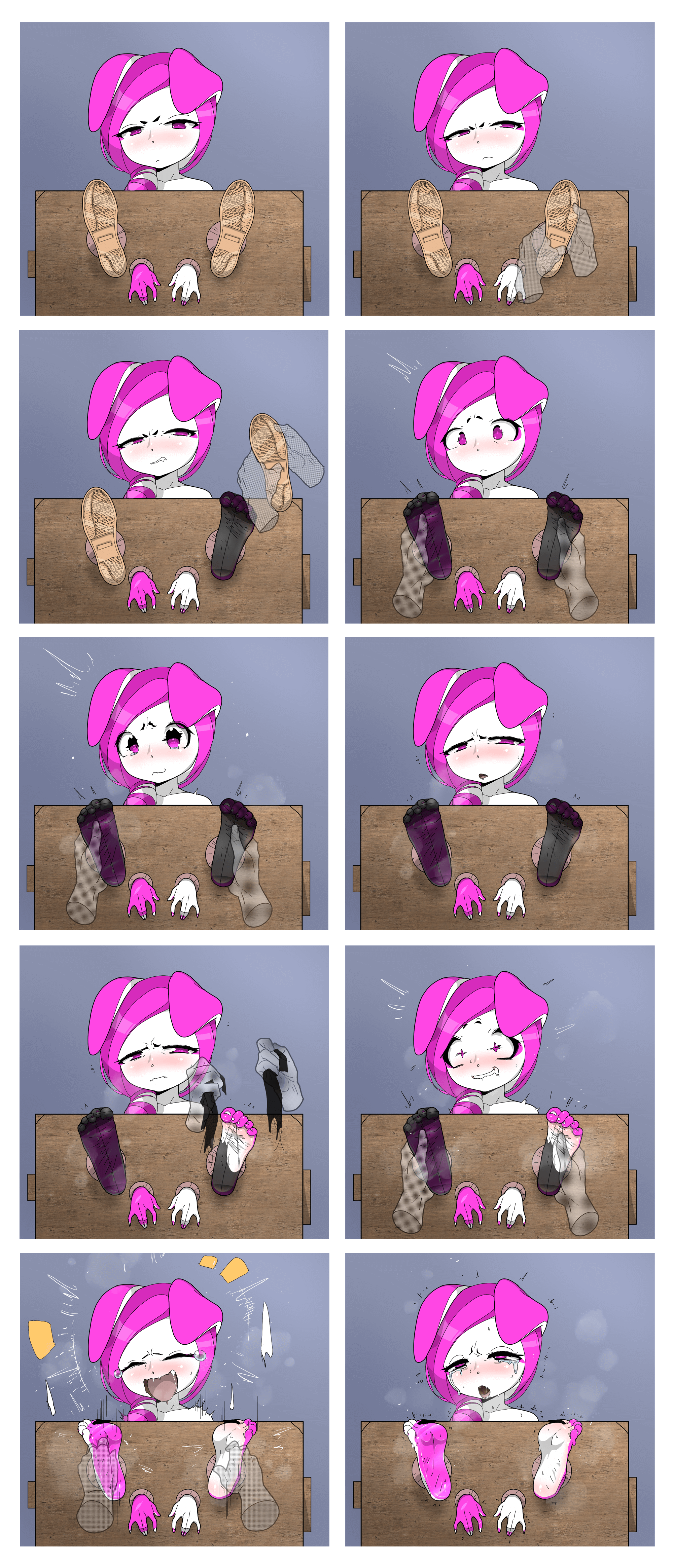 Raspberry Feet Tickled Sequence By Pawfeather On Deviantart