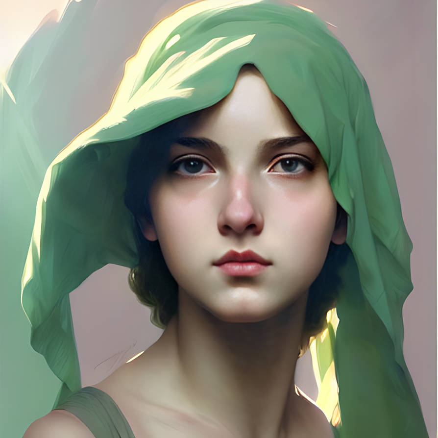 Green Hat Girl by nspc on DeviantArt