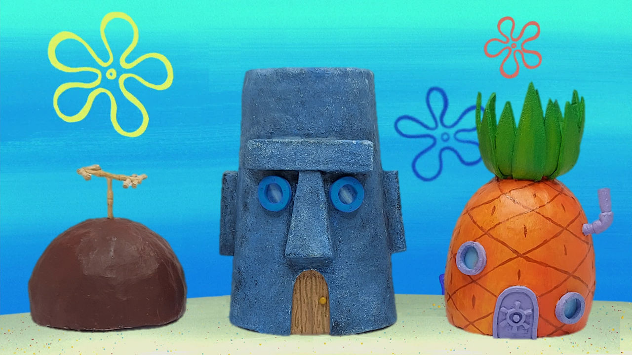 Spongebob Squidward E Patrick House