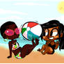 Besties Beach Chibi stream