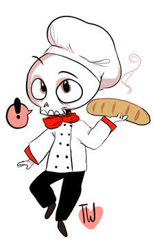 Chef Skully Chibi Comm