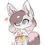 Chibi Furry Vixen comm