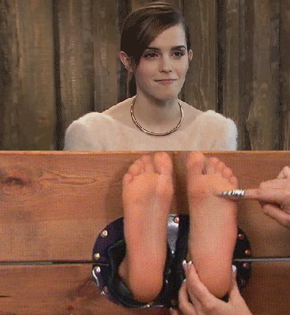 Emma Watson animated tickle fake.