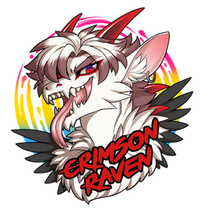Crimson Raven - Badge design