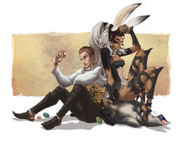 Fran and Balthier - April