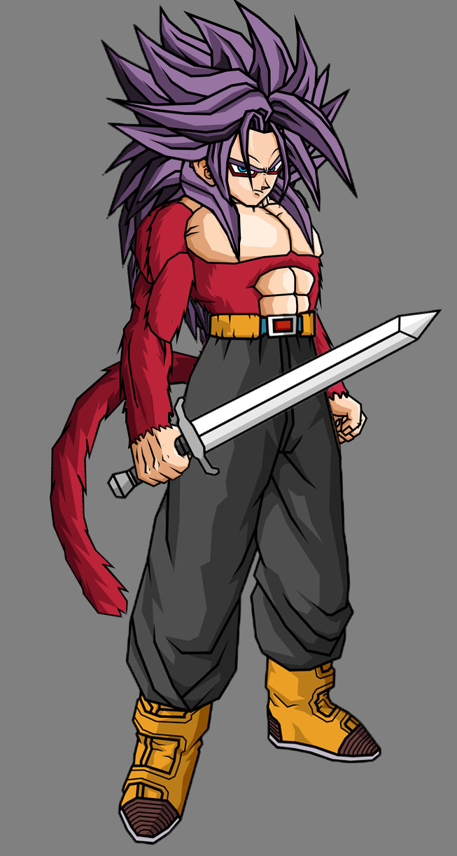 Trunks del futuro ssj4 limit breaker by becean on DeviantArt