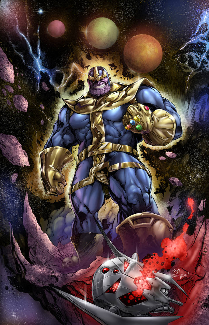 Thanos colors by aladecuervo