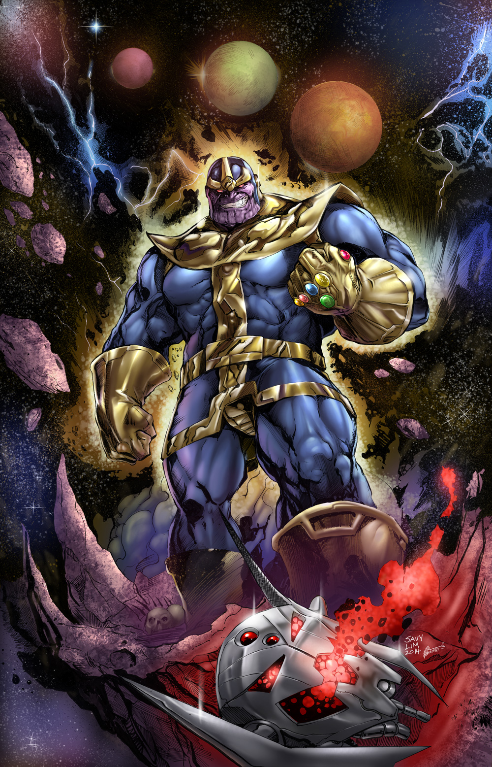 Thanos colors by aladecuervo