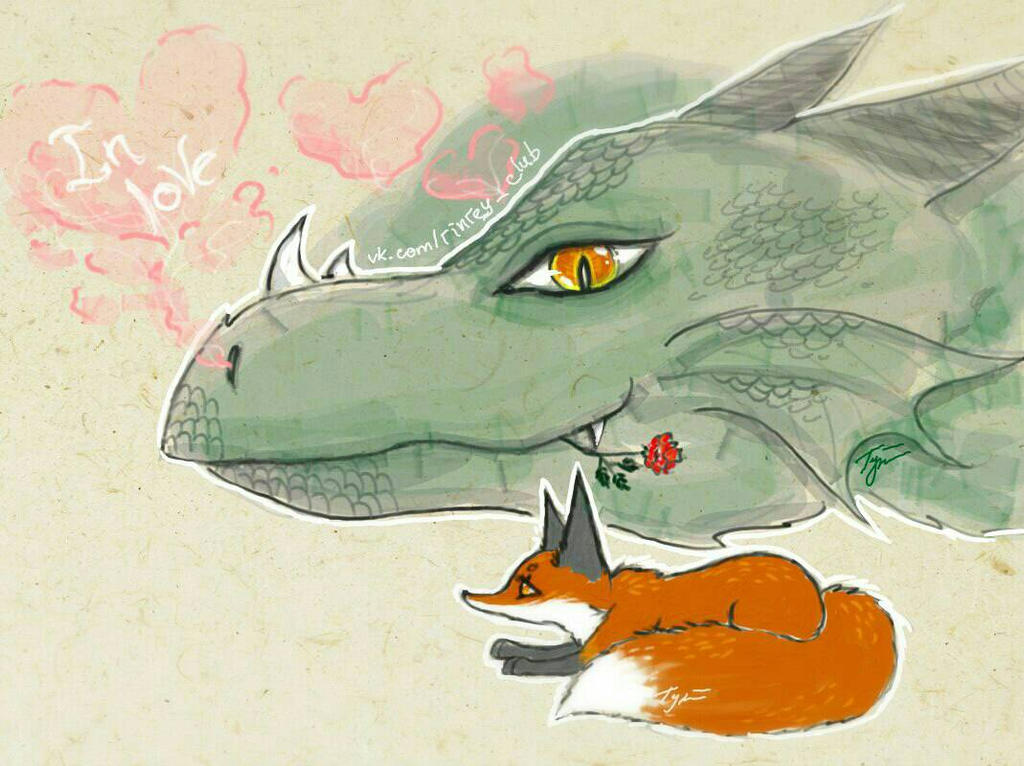 Fox Dragon Deviantart Fox dragon by Rinrey on DeviantArt