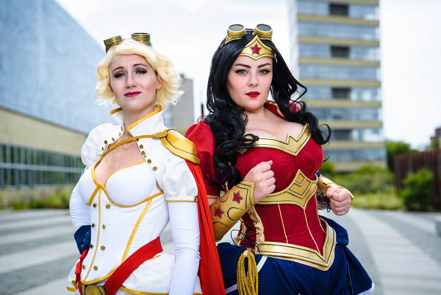 Power Girl and Wonder Woman