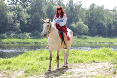 Girl and horse 04