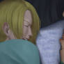 Sleeping Zoro and Sanji - Screenshot Redraw