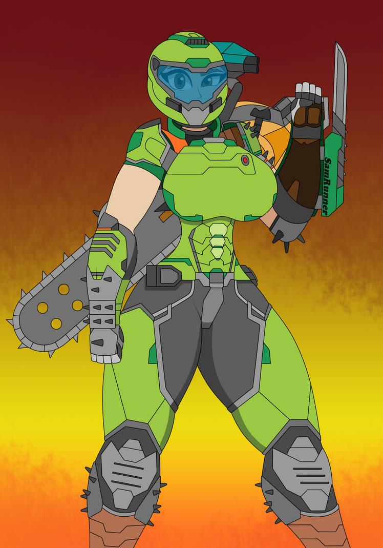 Doom Slayer 1 by Sam-Runner on DeviantArt