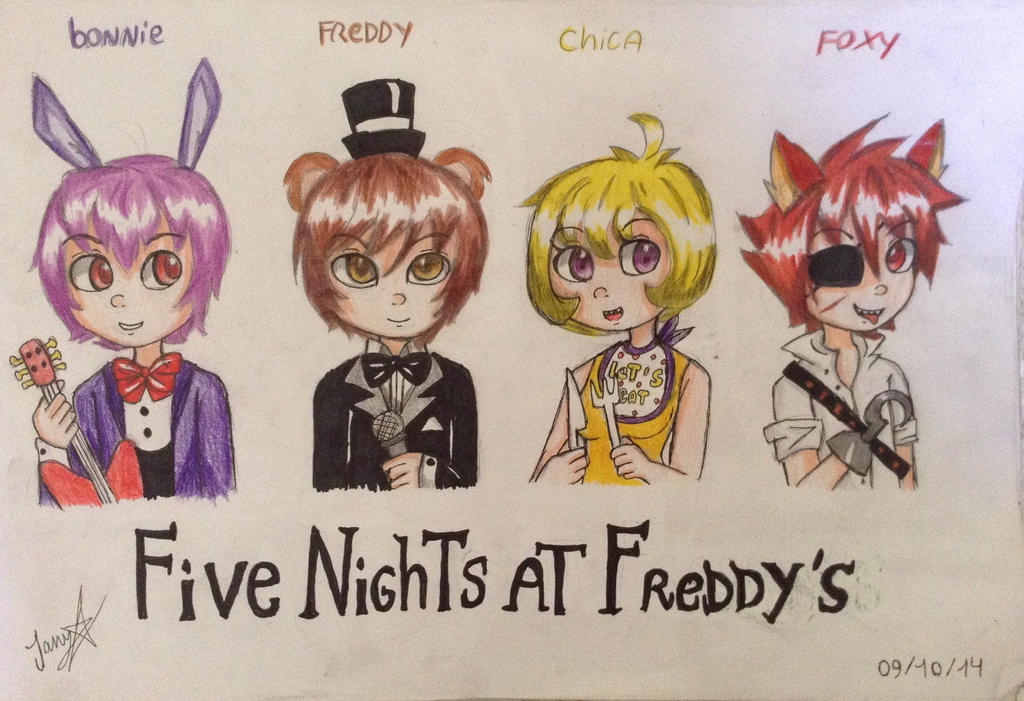 Fiii  Anime fnaf, Fnaf drawings, Fnaf characters