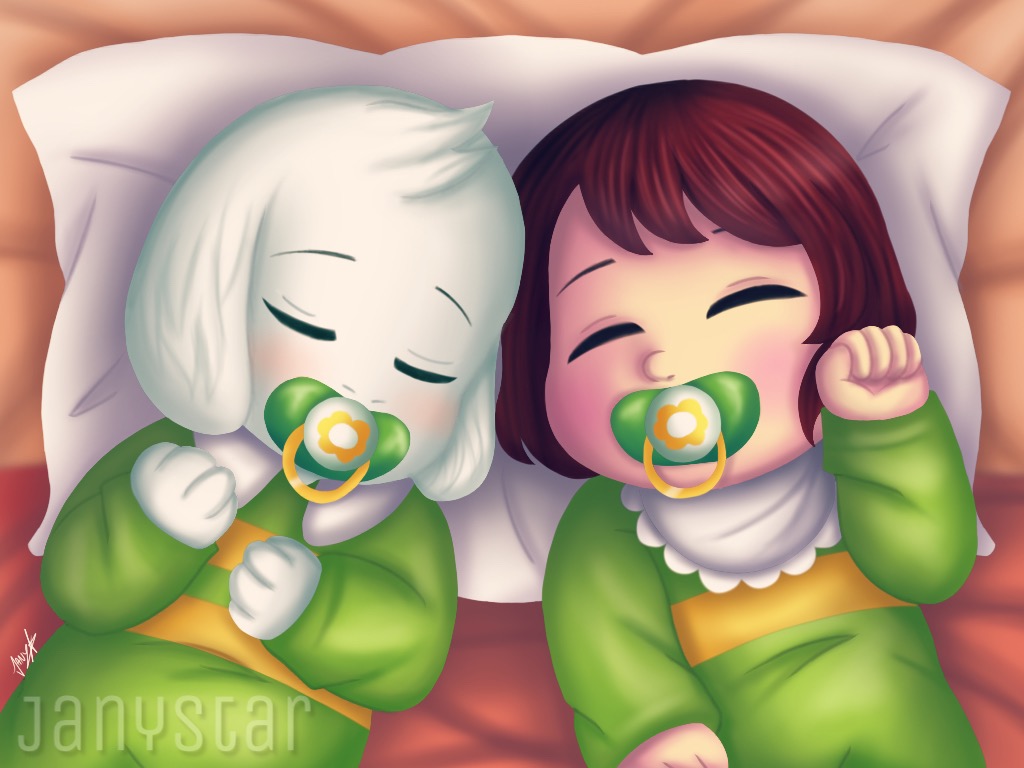 Babies: Asriel and Chara