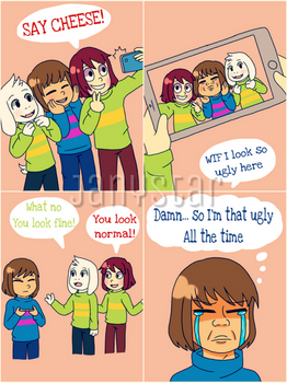 Poor Frisk xD (MINI COMIC)