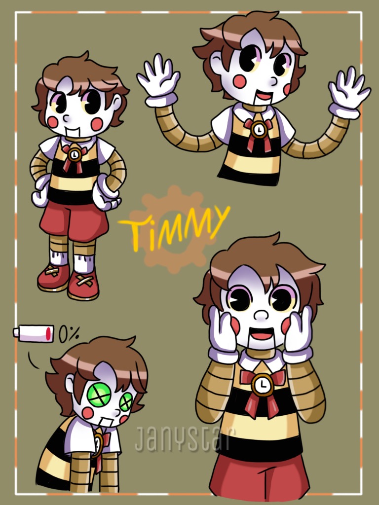 Five nights at Freddy's [anime version] by Jany-chan17 on DeviantArt