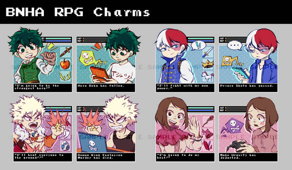 BNHA RPG Charms