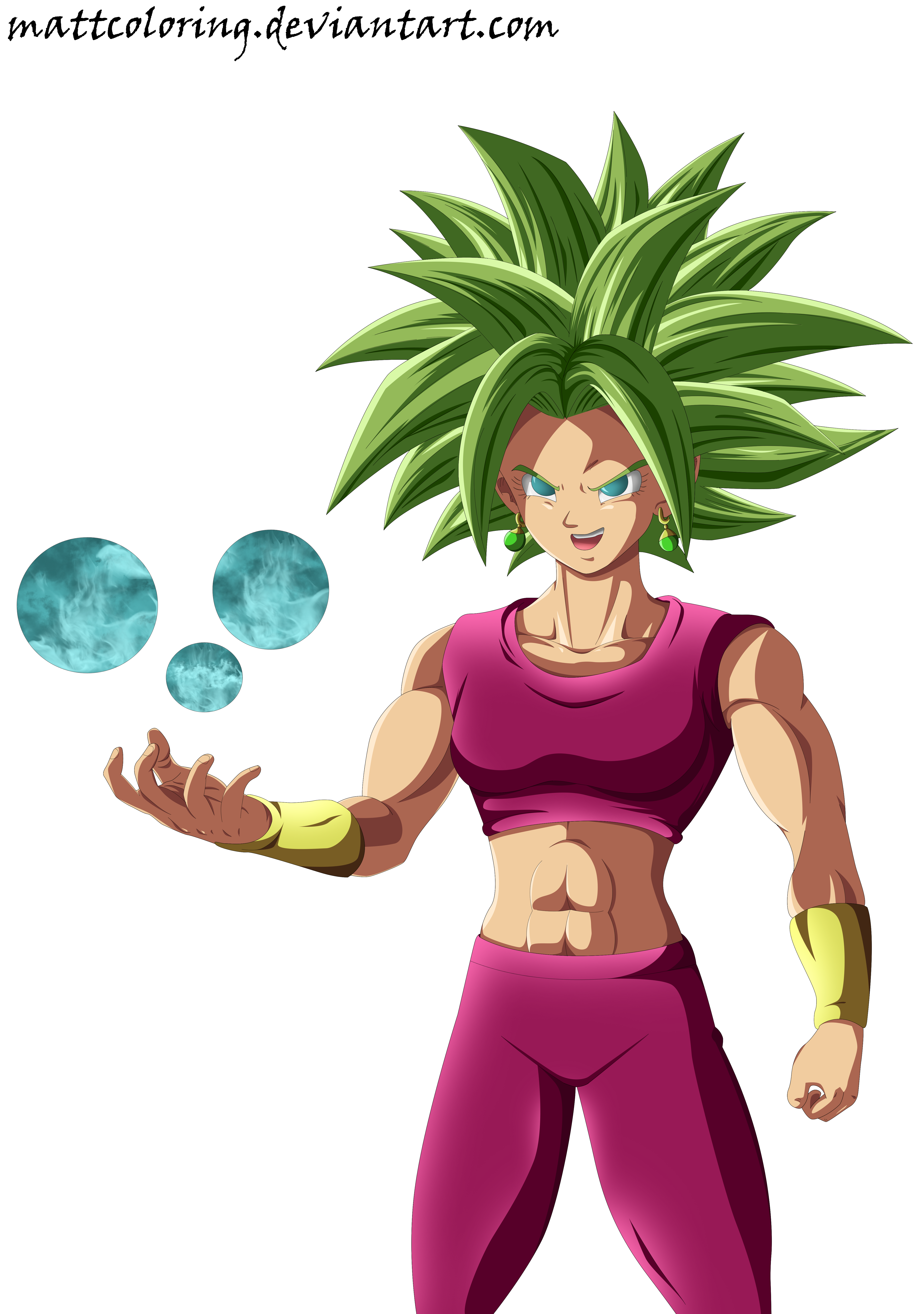 Dragon Ball Super Kefla Full Power by MattColoring on DeviantArt