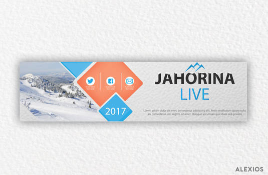 Ski Resort Banner