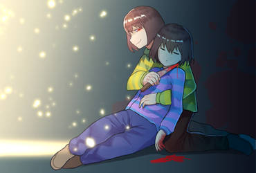 Chara and Frisk