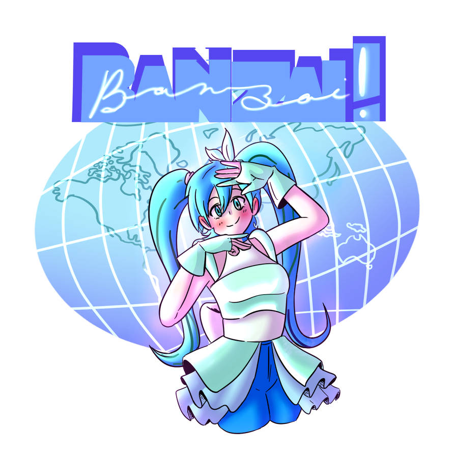 Hatsune Miku Banzai digital trippers by someothermember on DeviantArt