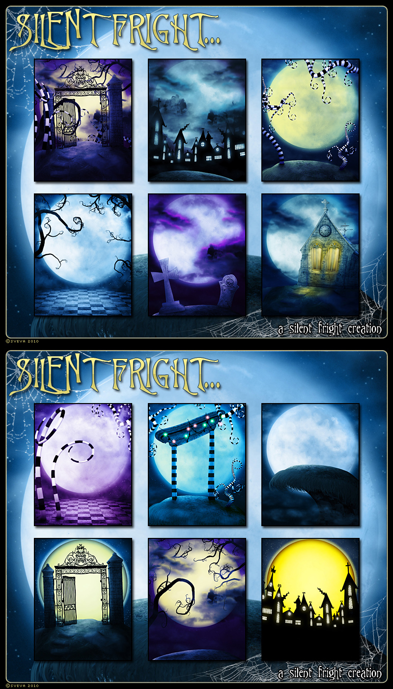 Silent Fright Backgrounds