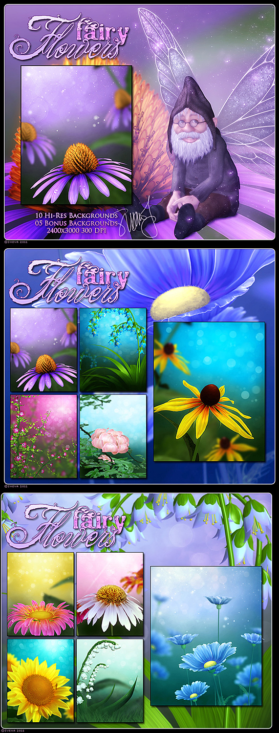 Fairy Flower Backgrounds