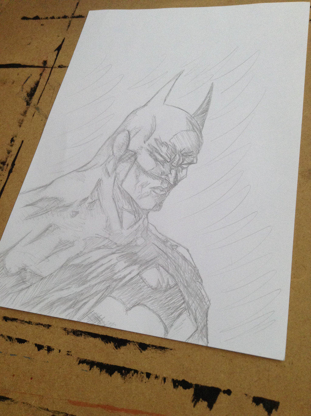 Batman Pencil Work 