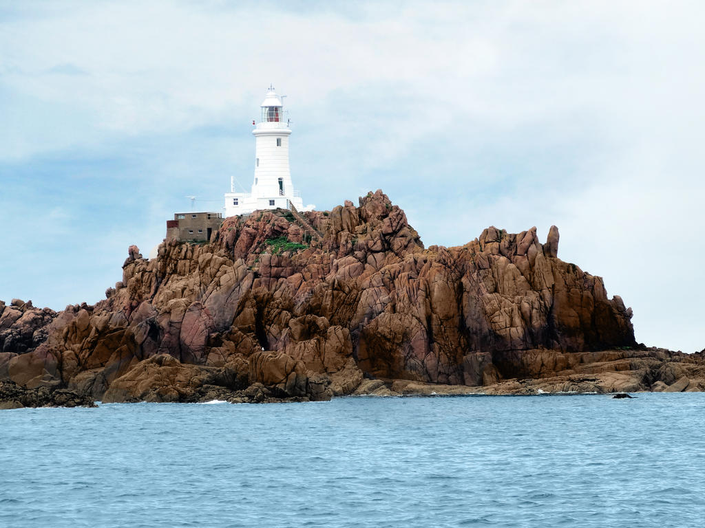 Lighthouse and Rocks